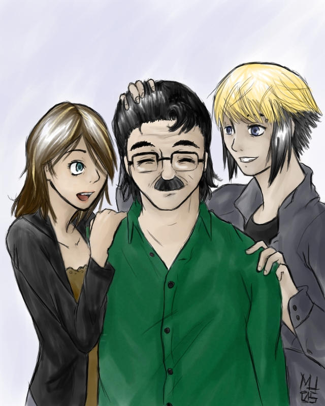 In this family portrait by Marshu on DeviantArt