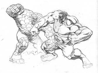 Thing v Hulk