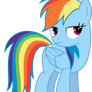 Rainbow Dash Side Glance