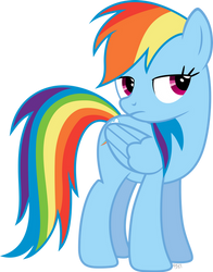 Rainbow Dash Side Glance