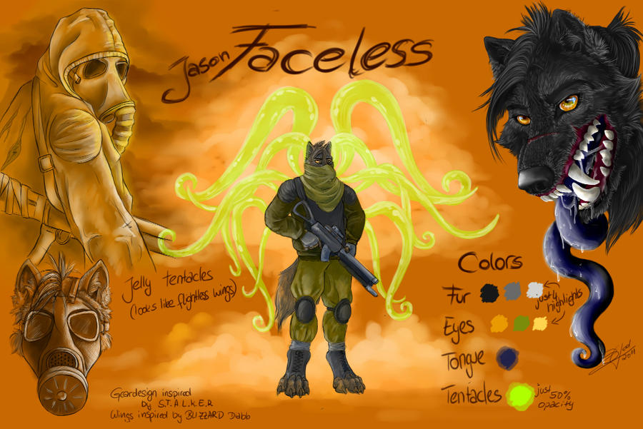 Faceless Stalker Charactersheet 'Faceless' by SteelC on DeviantArt