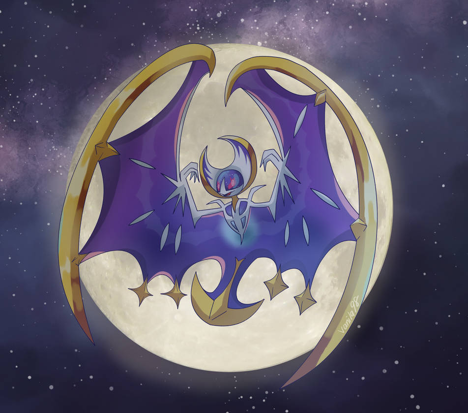 Pokemon Moon Lunala by Fia-V98 on DeviantArt