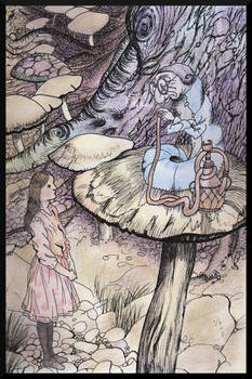 Alice and the Caterpillar