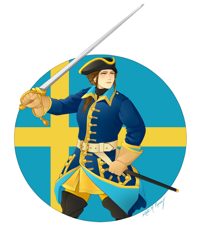Carolean Drawing Gun's Commission | Swedish Carolean by krisyasha on DeviantArt