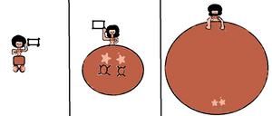 Padding Stuffing Inflation J's stuffing pillows pants inflation comic by sonicfan40 on DeviantArt