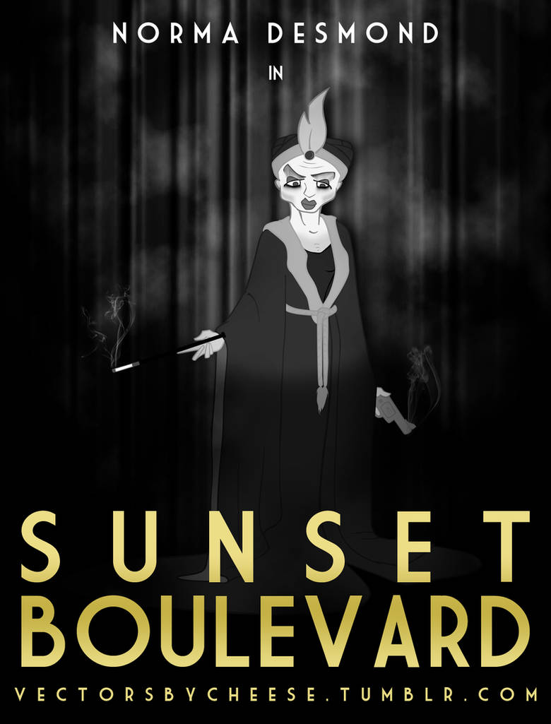 Norma Desmond in Sunset Boulevard