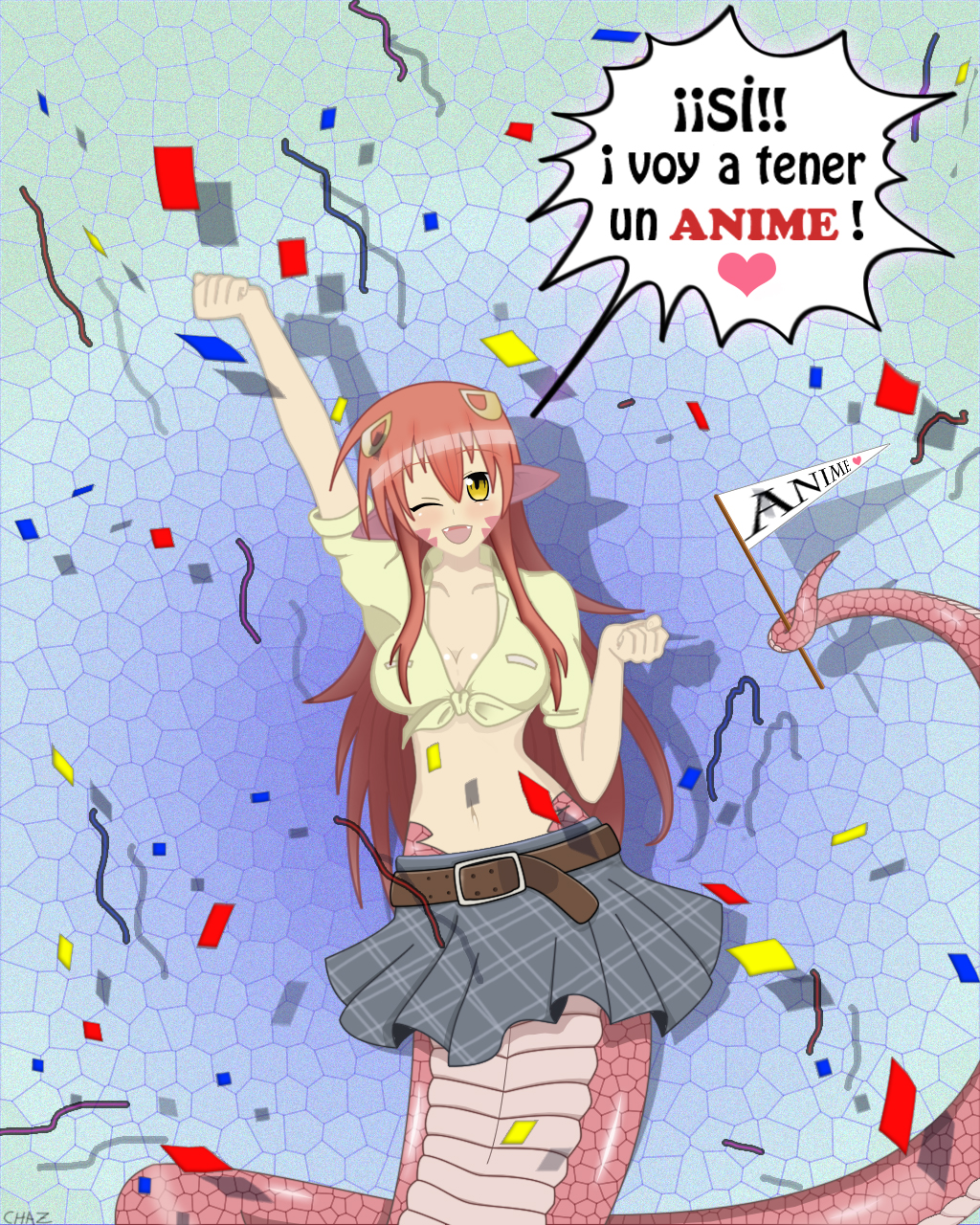 Miia Lamia y su anime by Chazquy on DeviantArt Miia Lamia y su anime by Chazquy on DeviantArt