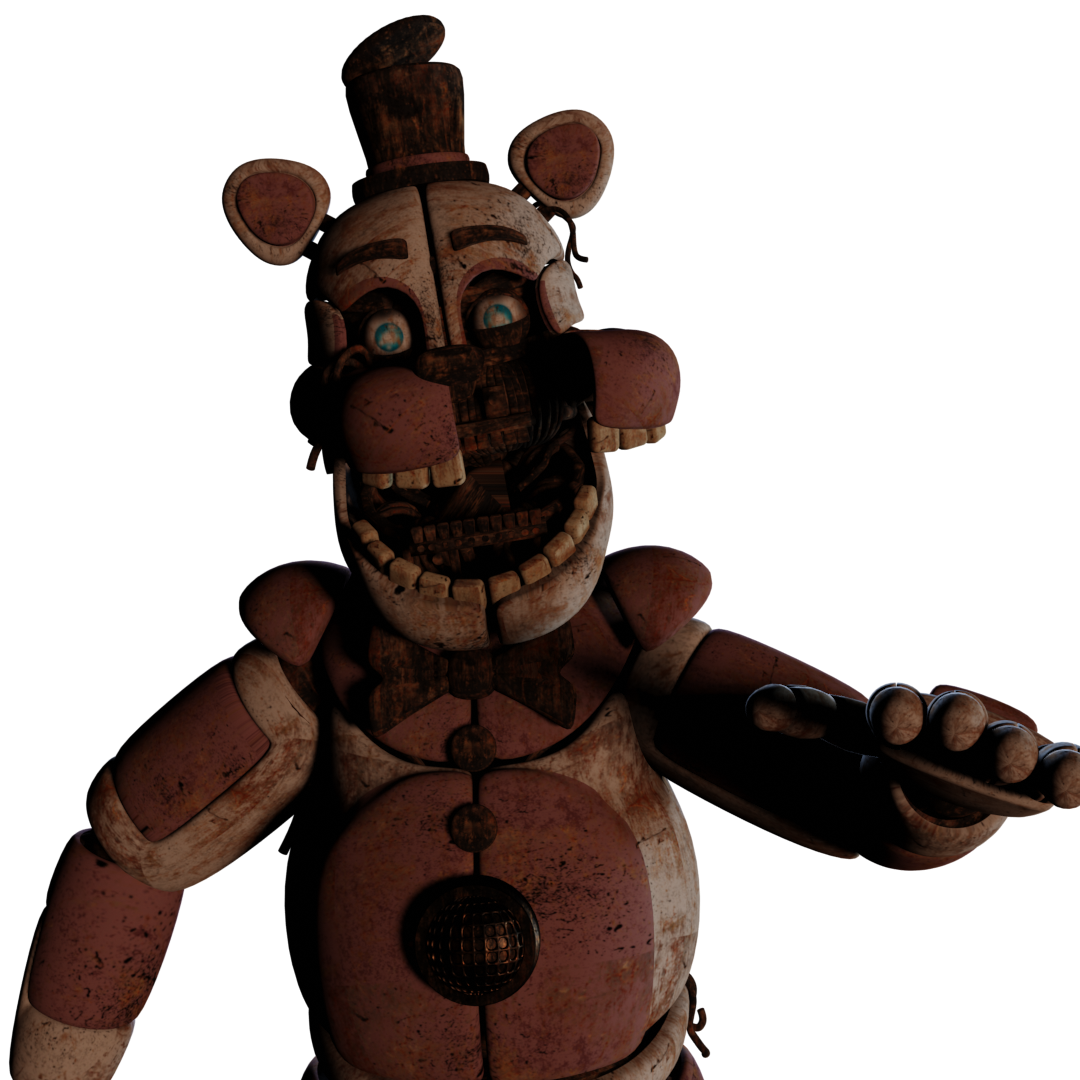 Withered Freddy Render #3 by KingAngryDrake on DeviantArt