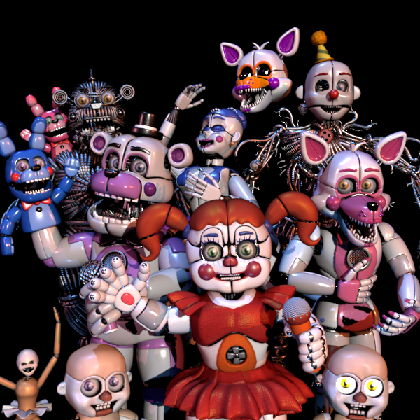 Fnaf Cast (Now with Sister Location) : r/fivenightsatfreddys