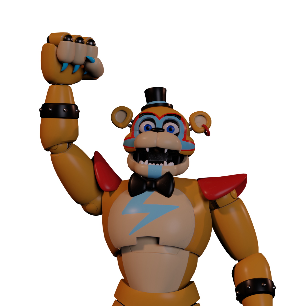 Rockstar Freddy Render #2 by KingAngryDrake on DeviantArt