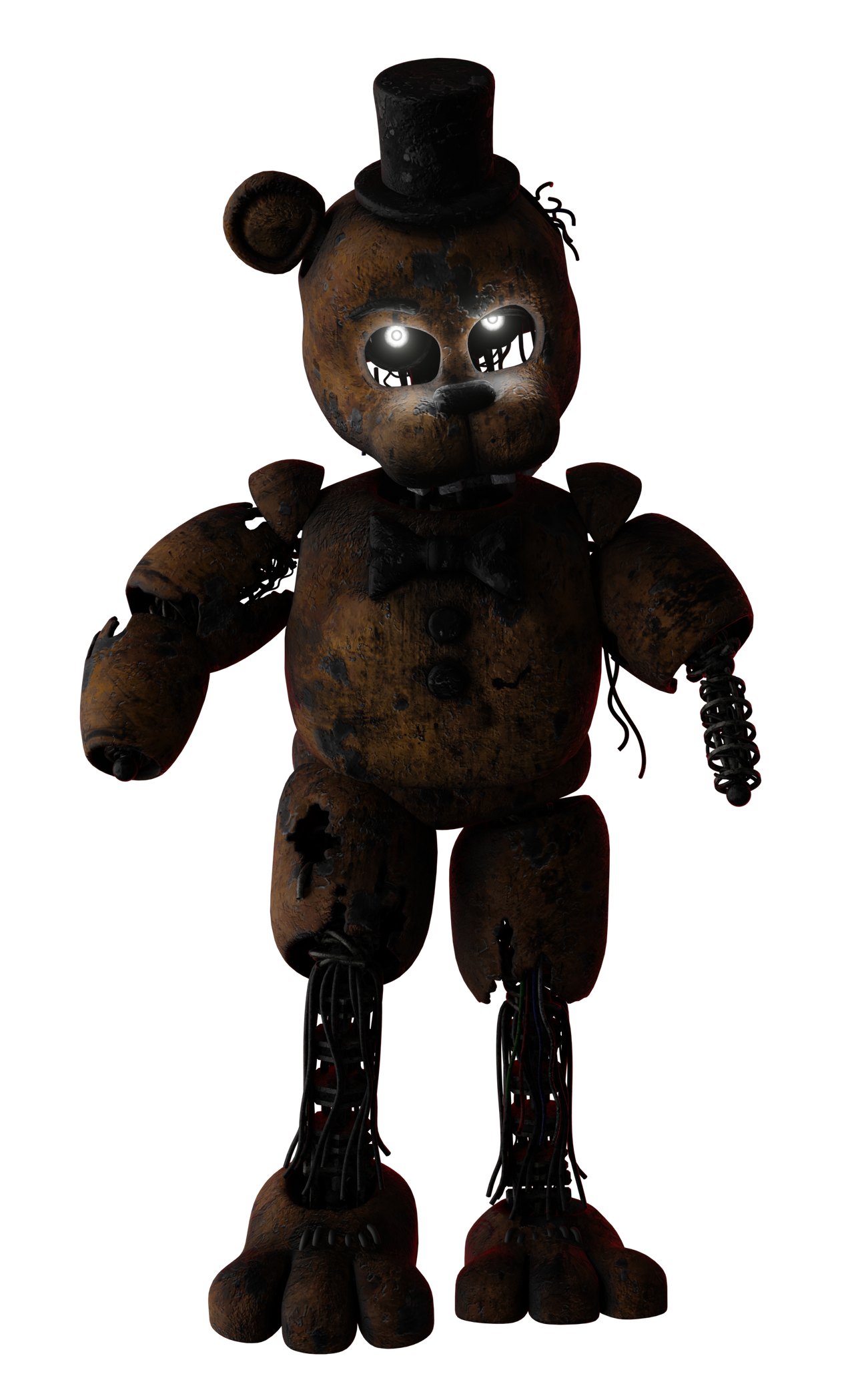 Ignited Collection Renders Ignited Freddy Render #1 by KingAngryDrake on DeviantArt