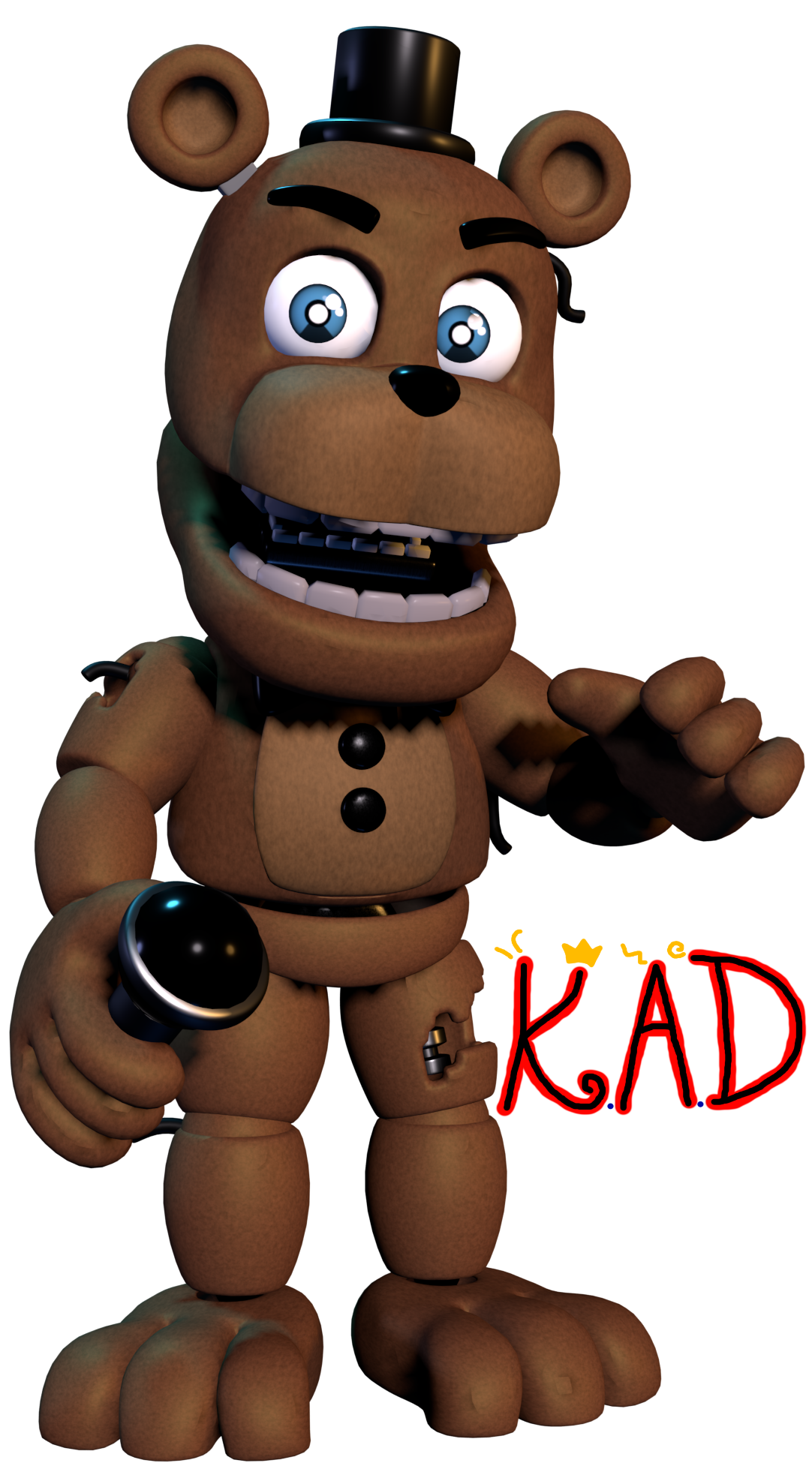 Withered Chica Render #2 by KingAngryDrake on DeviantArt