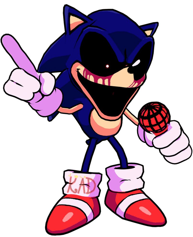 Sonic.EXE (Redesign) Render by KingAngryDrake on DeviantArt