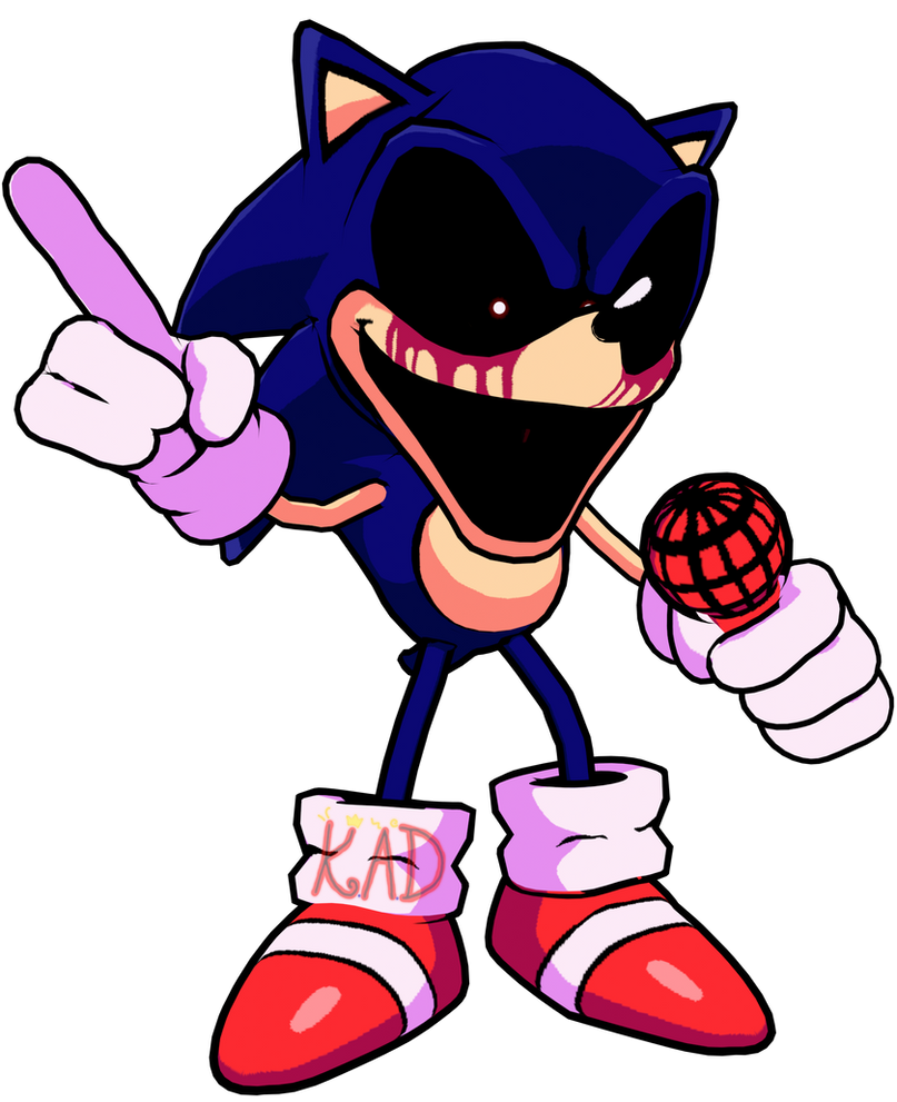 Sonic Exe fnf HD pose by Dorito3D on DeviantArt