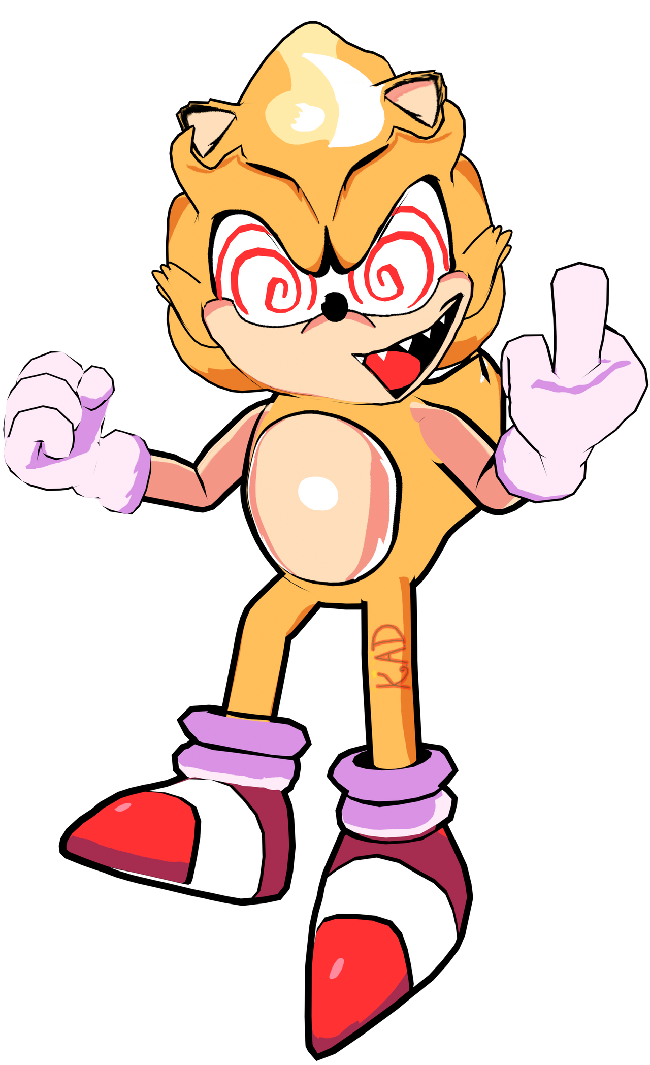 FNF] Super Sonic.EXE (Requested) by 205tob on DeviantArt