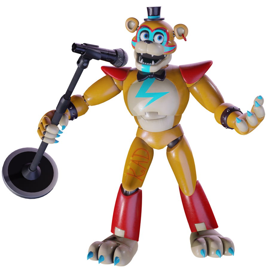 Glamrock Freddy Render by KingAngryDrake on DeviantArt