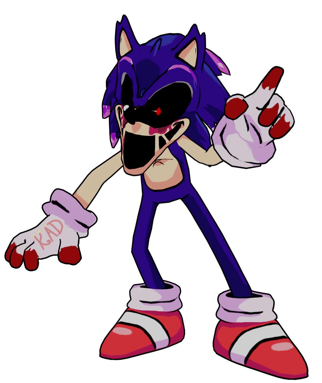 Sonic.EXE (You Can't Run) Render #2 (ALT) by KingAngryDrake on DeviantArt