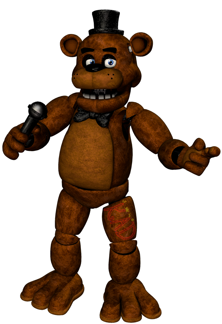 Freddy Fazbear Render #2 by KingAngryDrake on DeviantArt