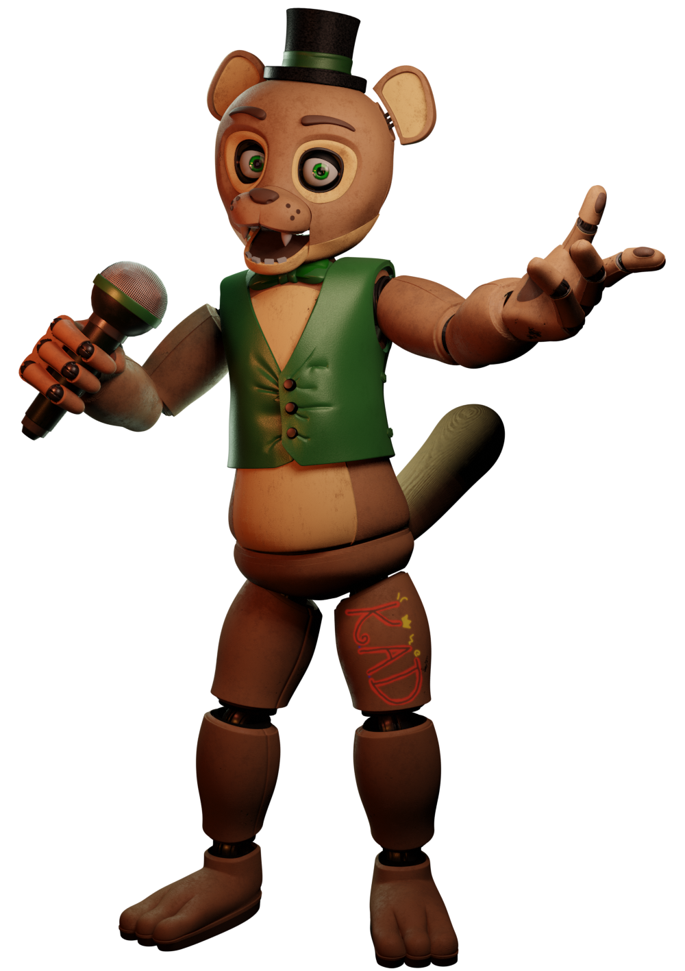 Withered Freddy Render #3 by KingAngryDrake on DeviantArt