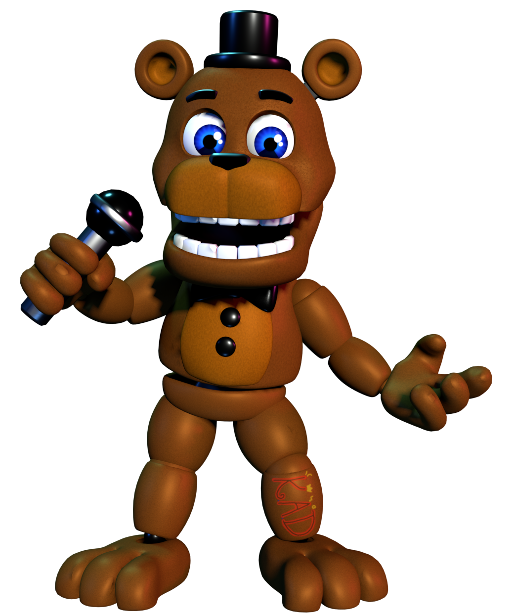 Rockstar Freddy Render #2 by KingAngryDrake on DeviantArt