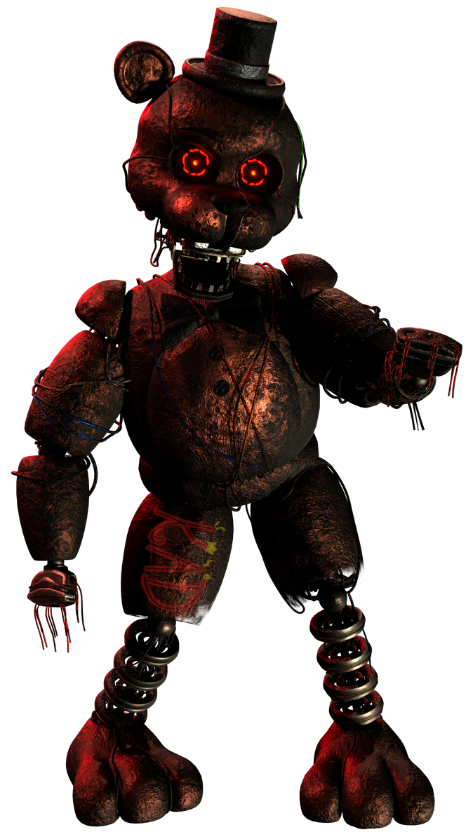 Ignited Collection Renders Ignited Freddy Render by KingAngryDrake on DeviantArt