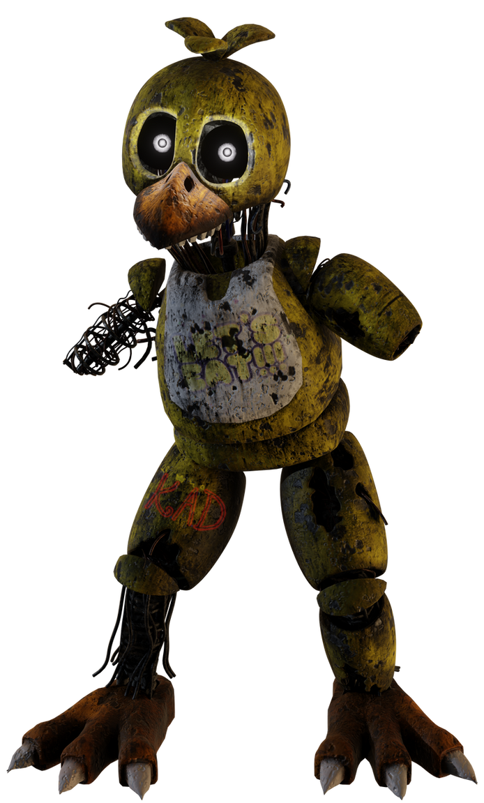 Ignited Collection Renders Ignited Chica Render by KingAngryDrake on DeviantArt