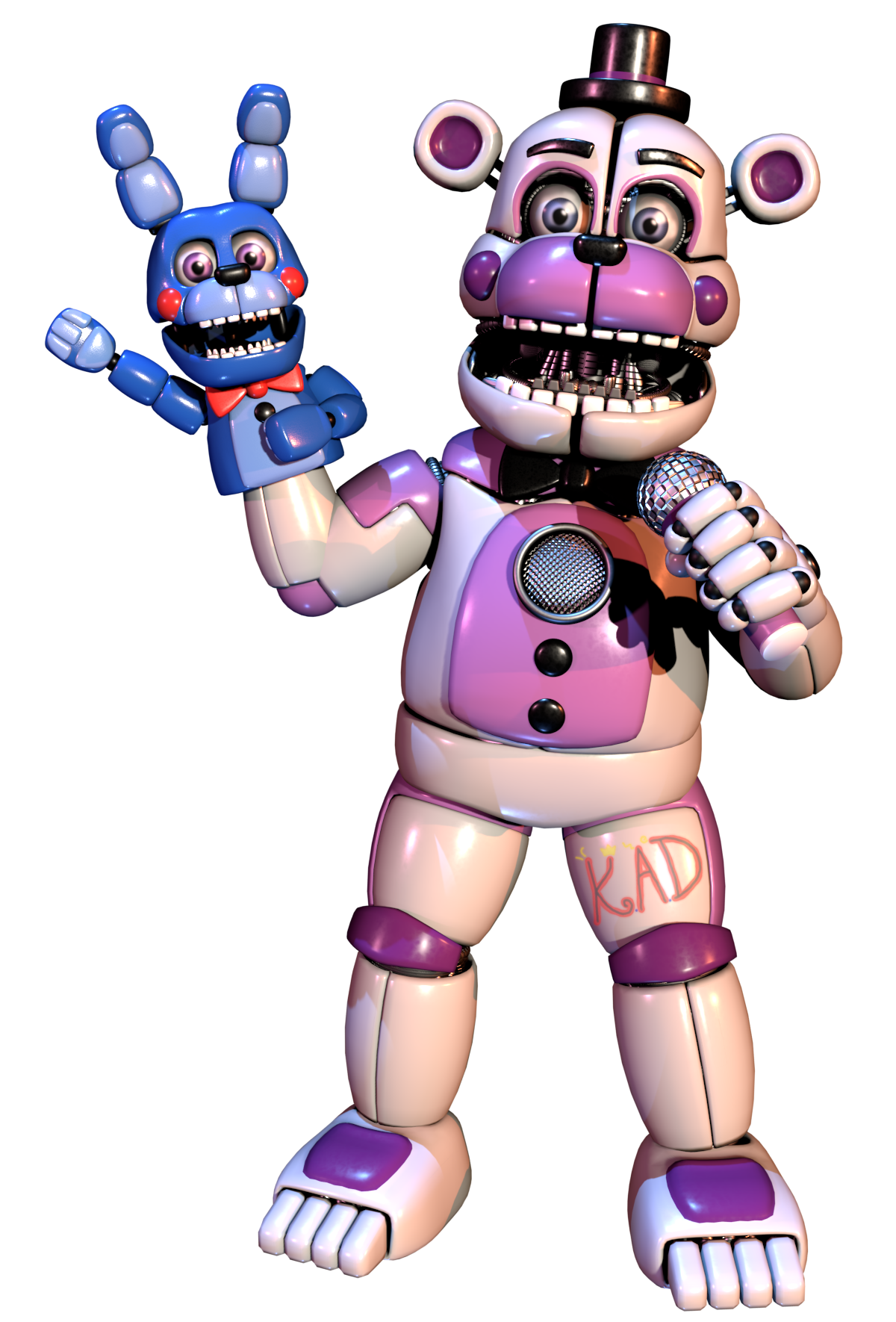 Rockstar Freddy Render #2 by KingAngryDrake on DeviantArt