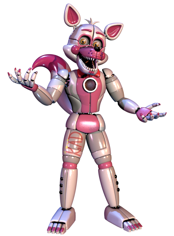 Funtime Foxy Render #2 by KingAngryDrake on DeviantArt