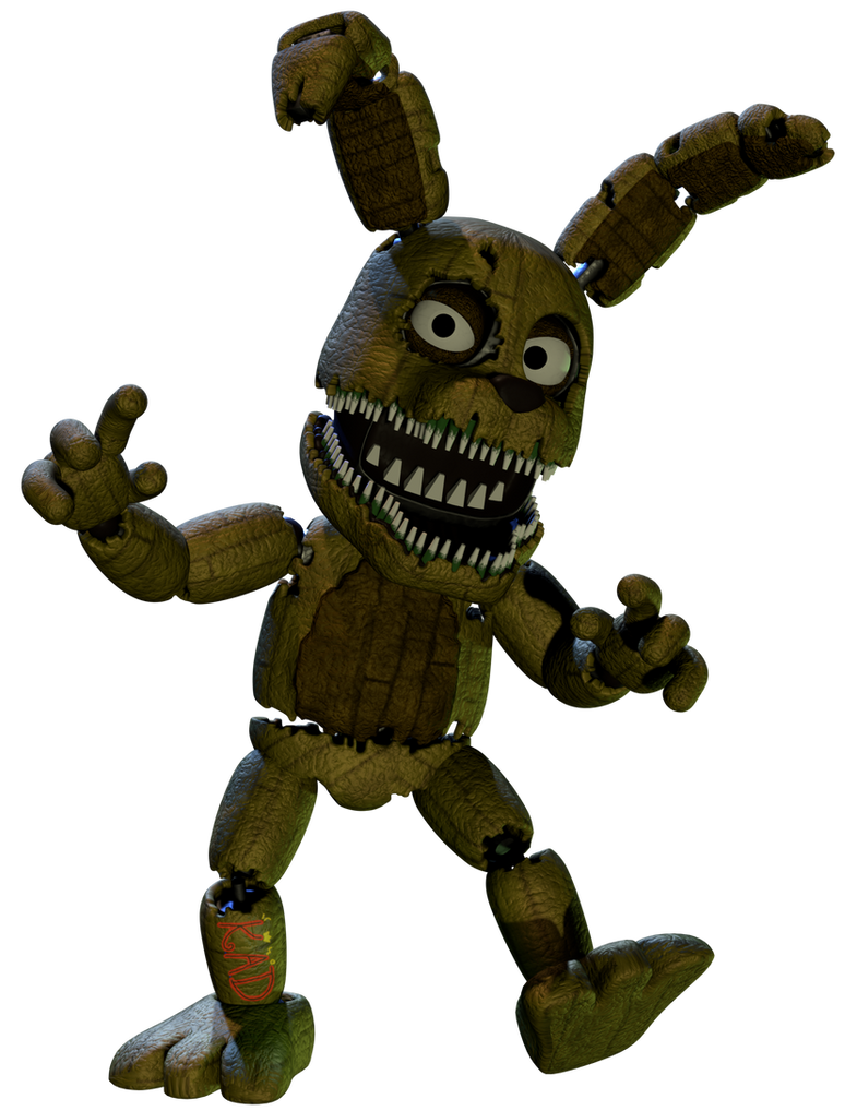 Withered Freddy Render #3 (My Lighting) by KingAngryDrake on DeviantArt