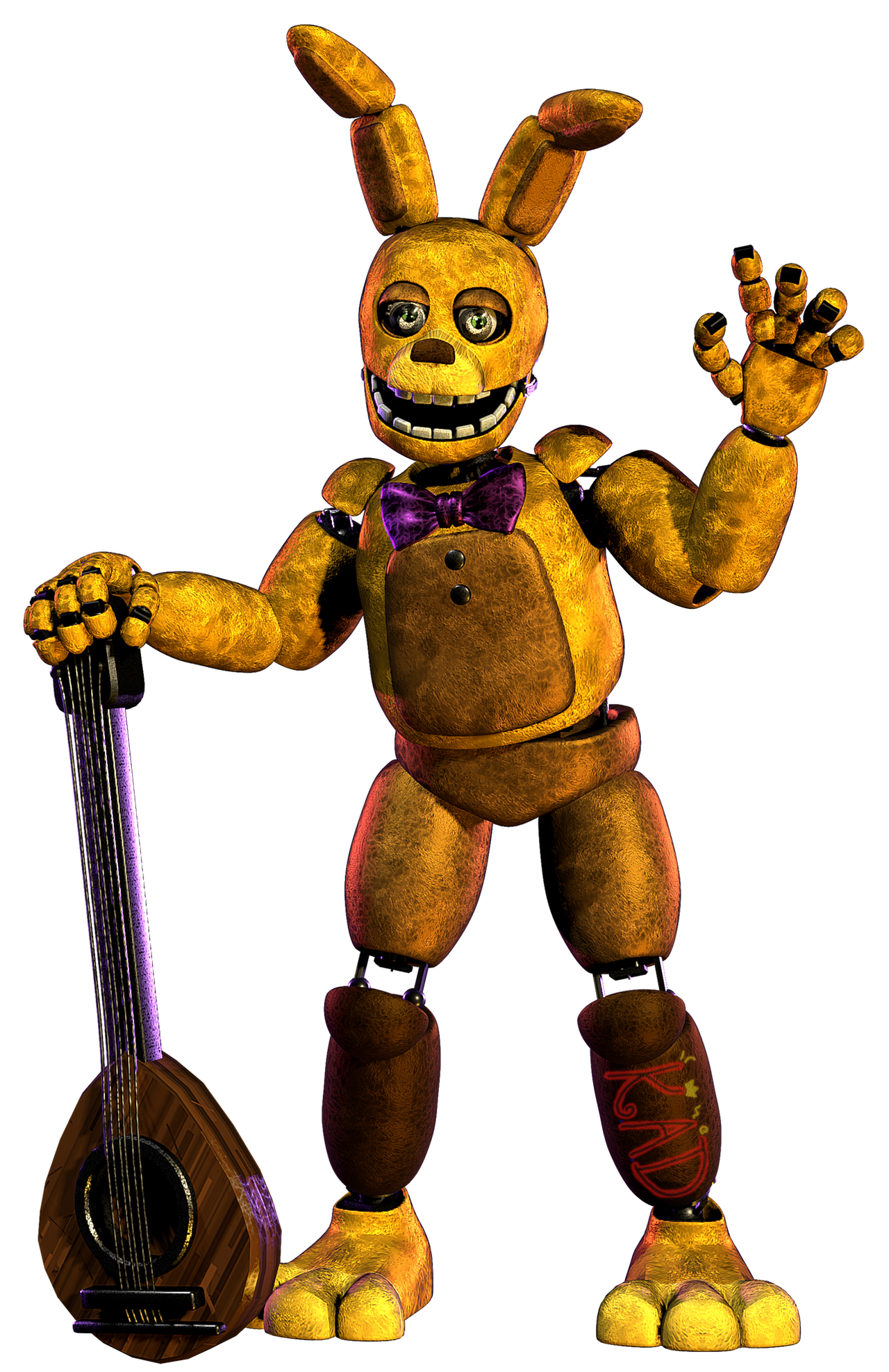 Invincible Spring Bonnie Spring Bonnie Render #2 by KingAngryDrake on DeviantArt