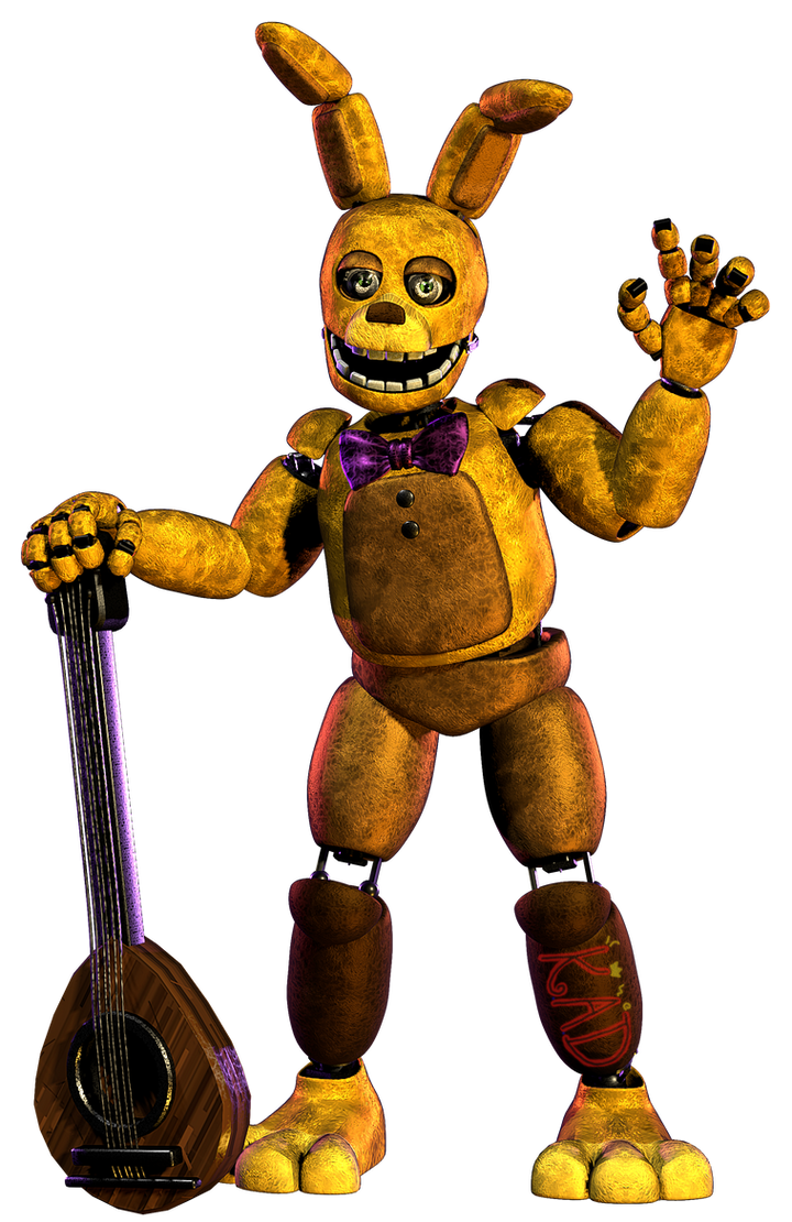 Spring Bonnie Render #2 by KingAngryDrake on DeviantArt