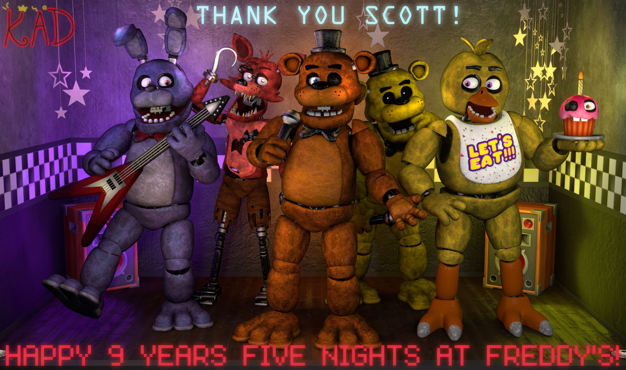 I didn't have time to do a lot for the FNaF 2 anniversary, but I