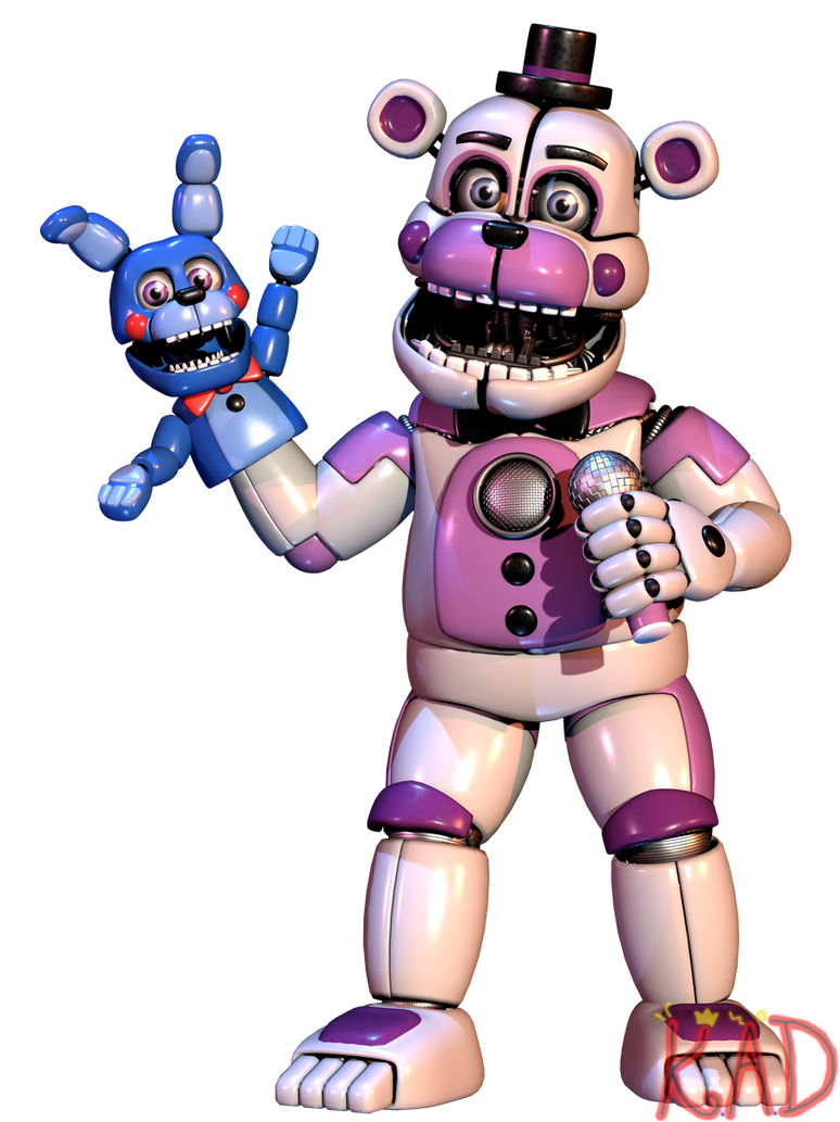 Spring Fun Time Freddy Funtime Freddy Render #3 by KingAngryDrake on DeviantArt