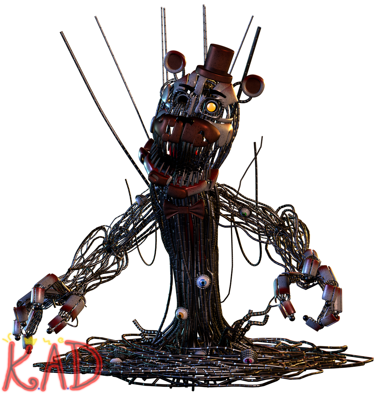 Molten Freddy Render #2 (My Lighting) by KingAngryDrake on DeviantArt