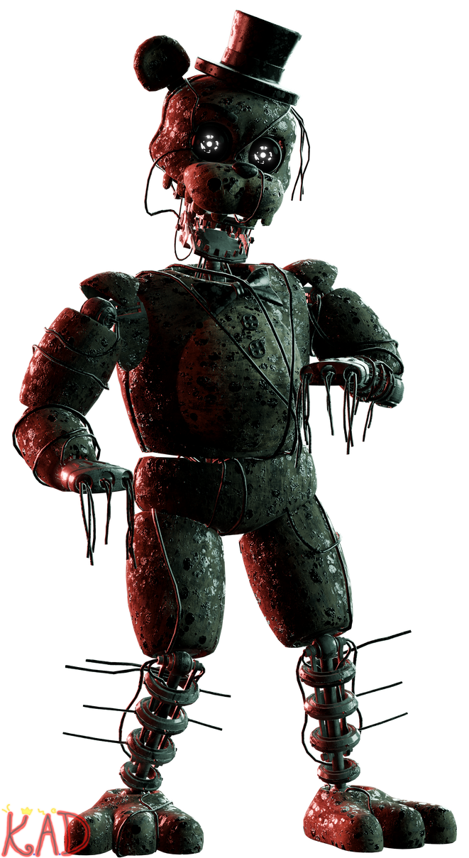 Ignited Collection Renders Ignited Freddy Render by KingAngryDrake on DeviantArt