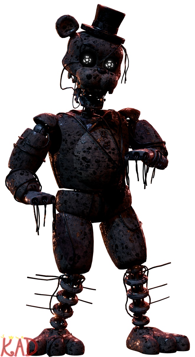 Ignited Collection Renders Ignited Freddy Render (My Lighting) by KingAngryDrake on DeviantArt