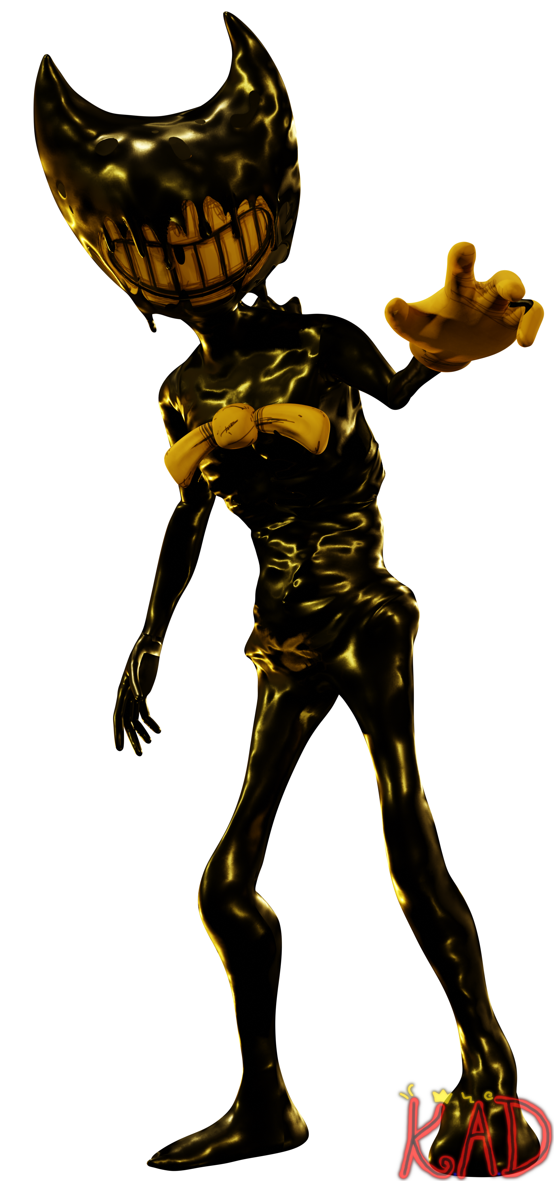 Death Ink Deviantart The Ink Demon Render by KingAngryDrake on DeviantArt
