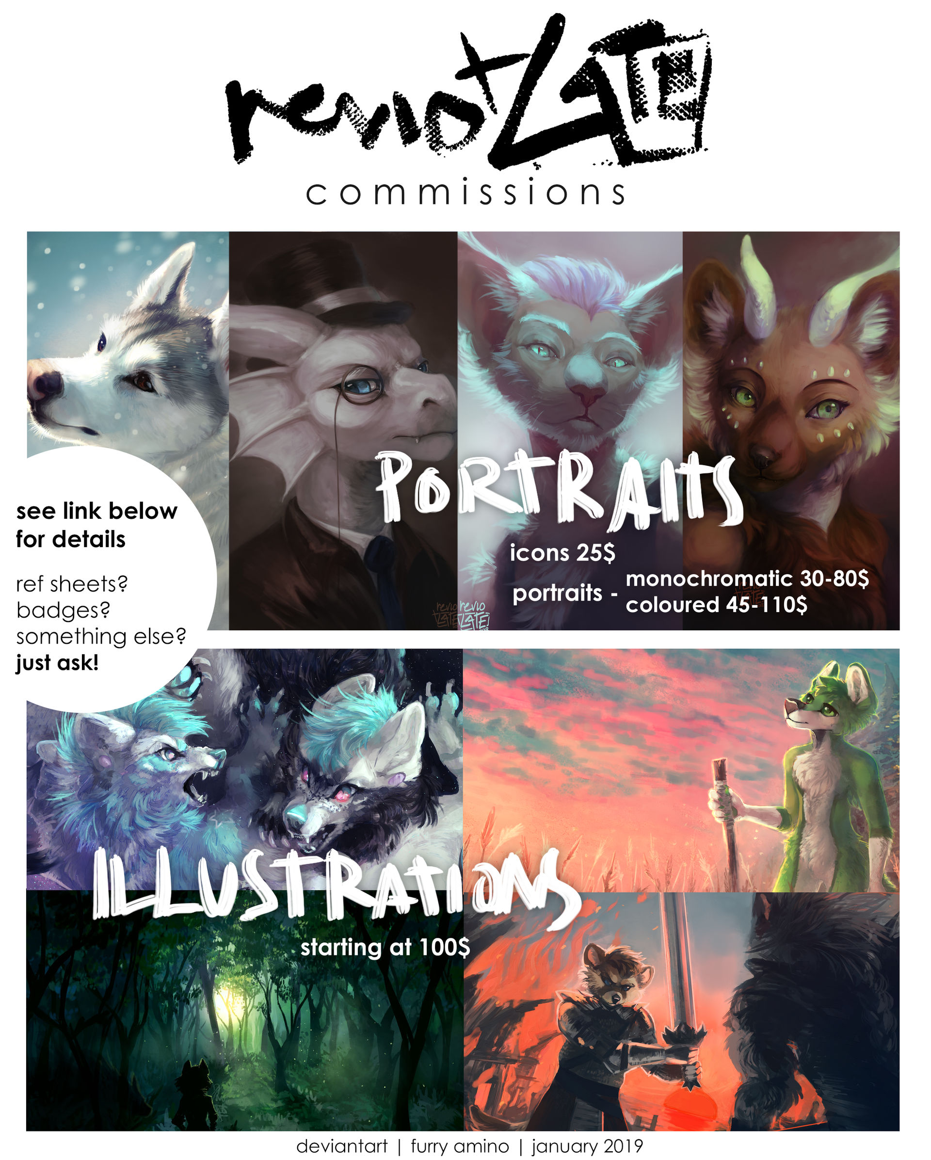 commissions OPEN by revioLATE