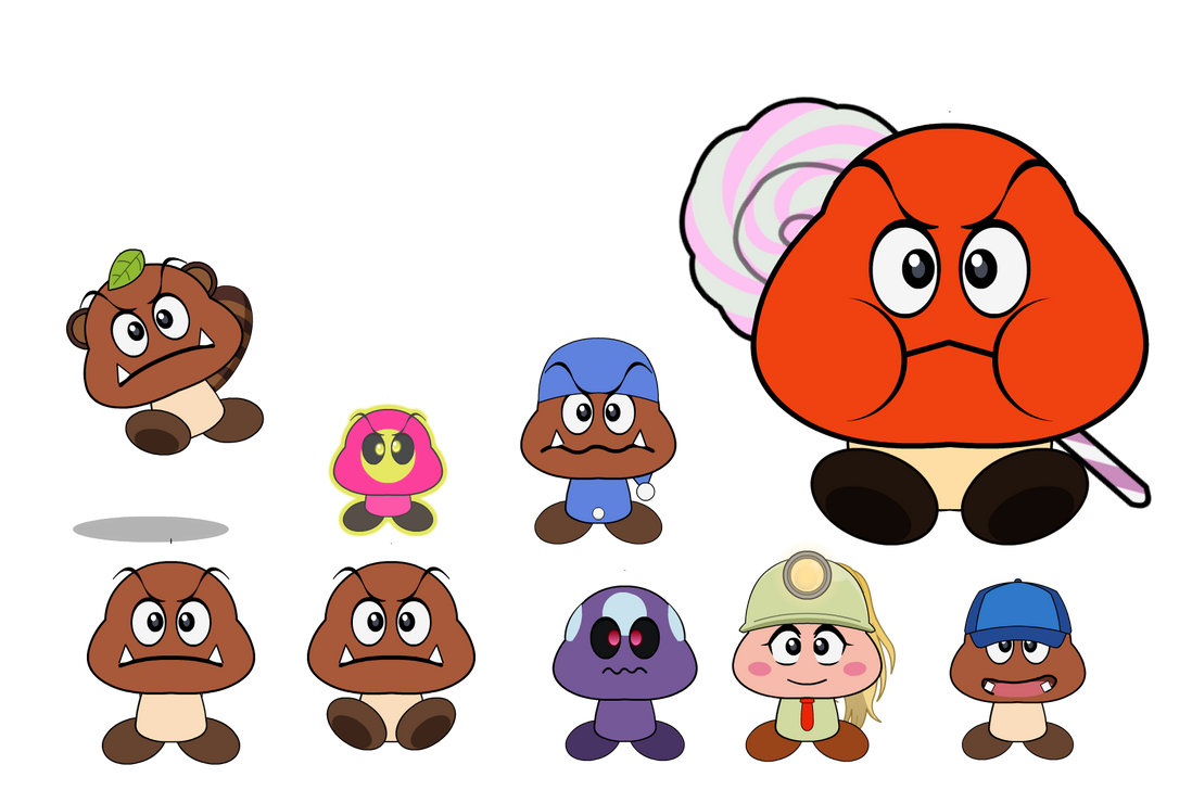 Goomba Coler Code Goombas 1 by TheJesterArt on DeviantArt