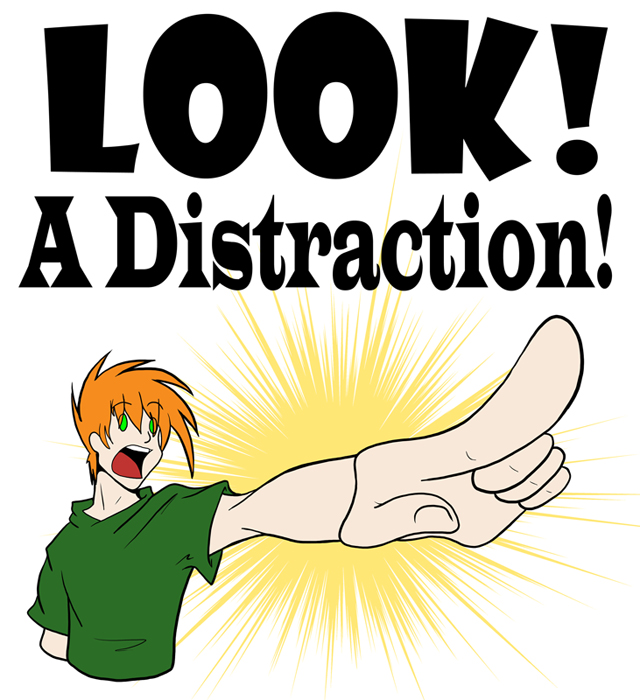 Look a Distraction Design by eecomics