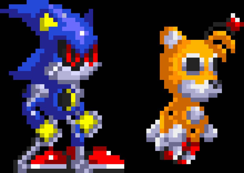 Tails from sonic exe advance sprites by BaysenAhiru427 on DeviantArt