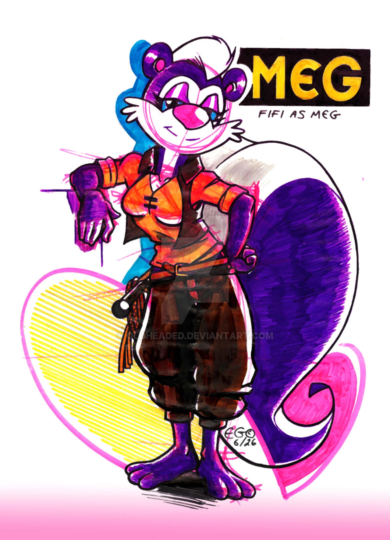 Fifi As Meg by OldHeadEd on DeviantArt