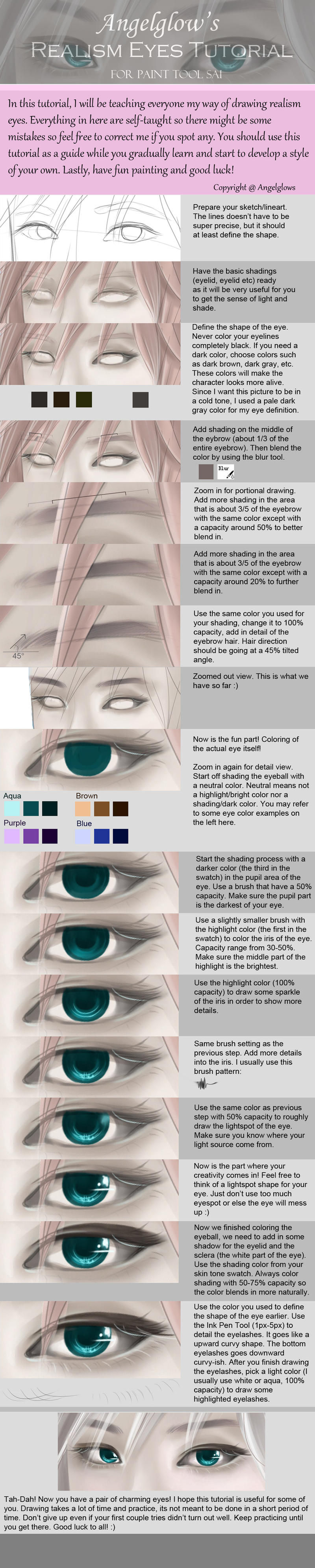 SAI Tutorial: How to draw realism eyes