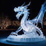 Ice Scuplture of a Dragon