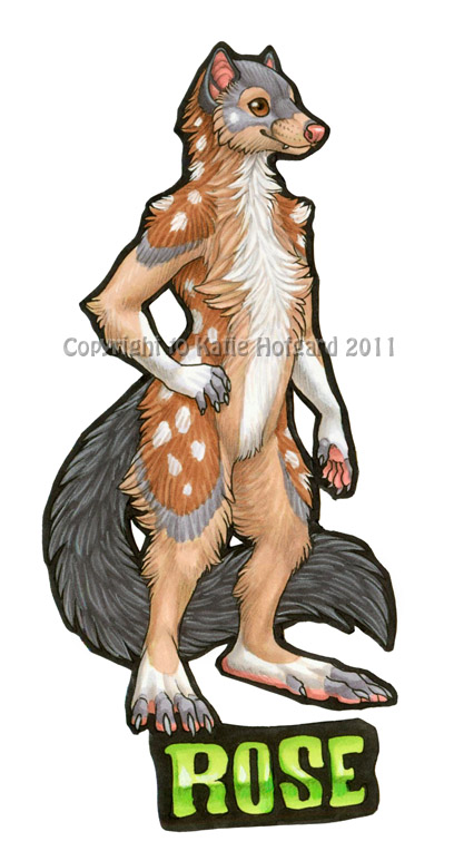 Rose Quoll Badge