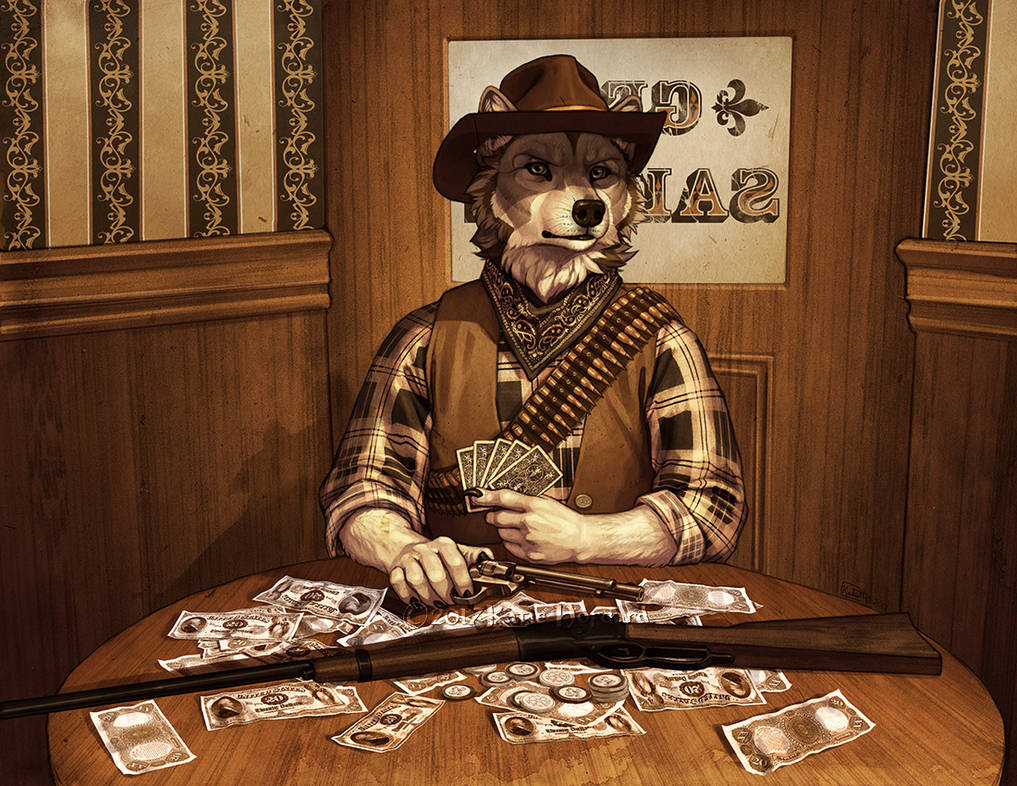 Wild West Wolf by KatieHofgard
