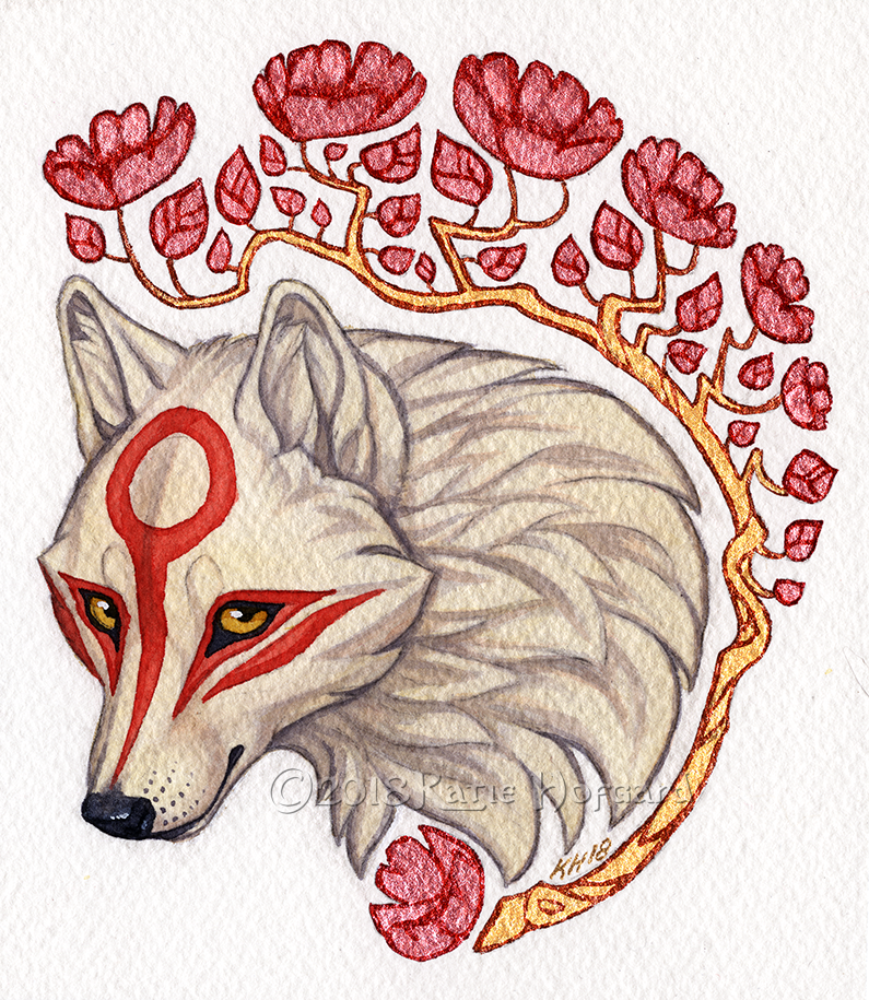 Okami by hekaputah on DeviantArt