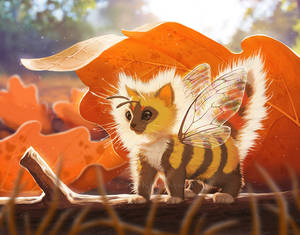 KittenBee in Autumn