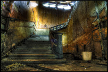 Stairs, Abandoned sanatorium