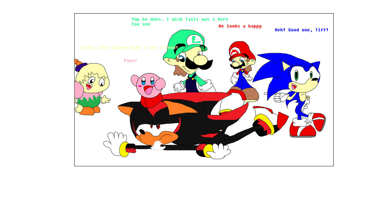 Shadow's new BFF by AlextheStarChild on DeviantArt